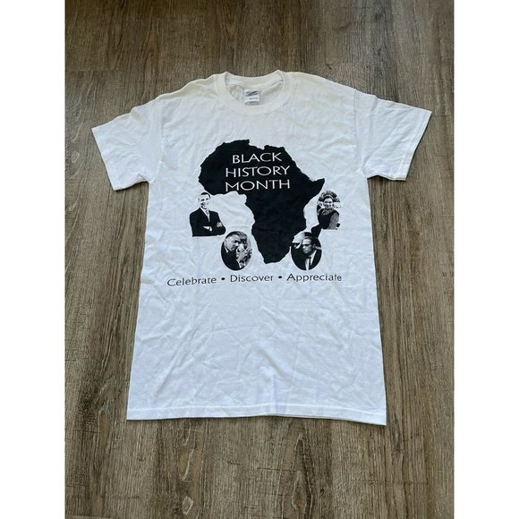 Gildan Other - Black History Month Obama Martin Luther King Tee Shirt White Sz Sm NWOT